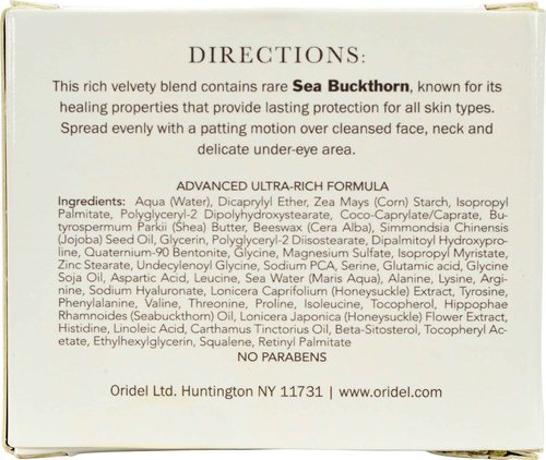 Oridel Velvet Ultra Night Cream with Sea Buckthorn