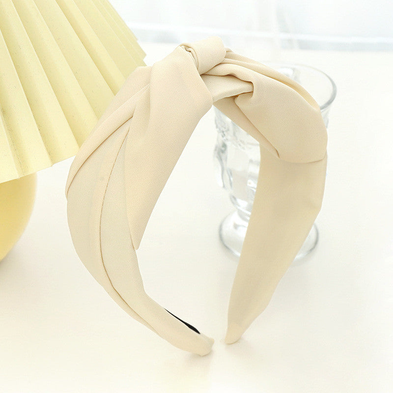 Cloth Cross-Knotted Headband - Women's