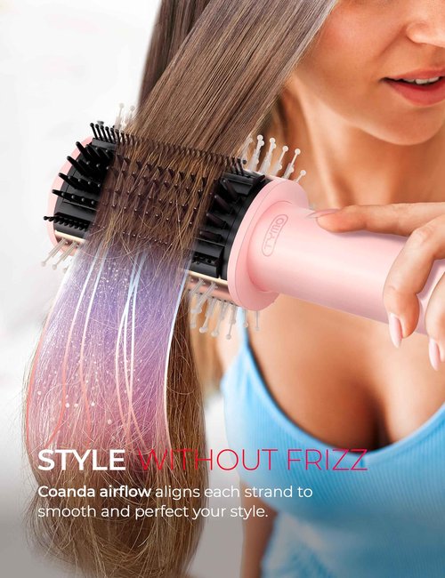 TYMO High Speed Compact Hair Dryer Brush + TYMO Automatic Curling Iron