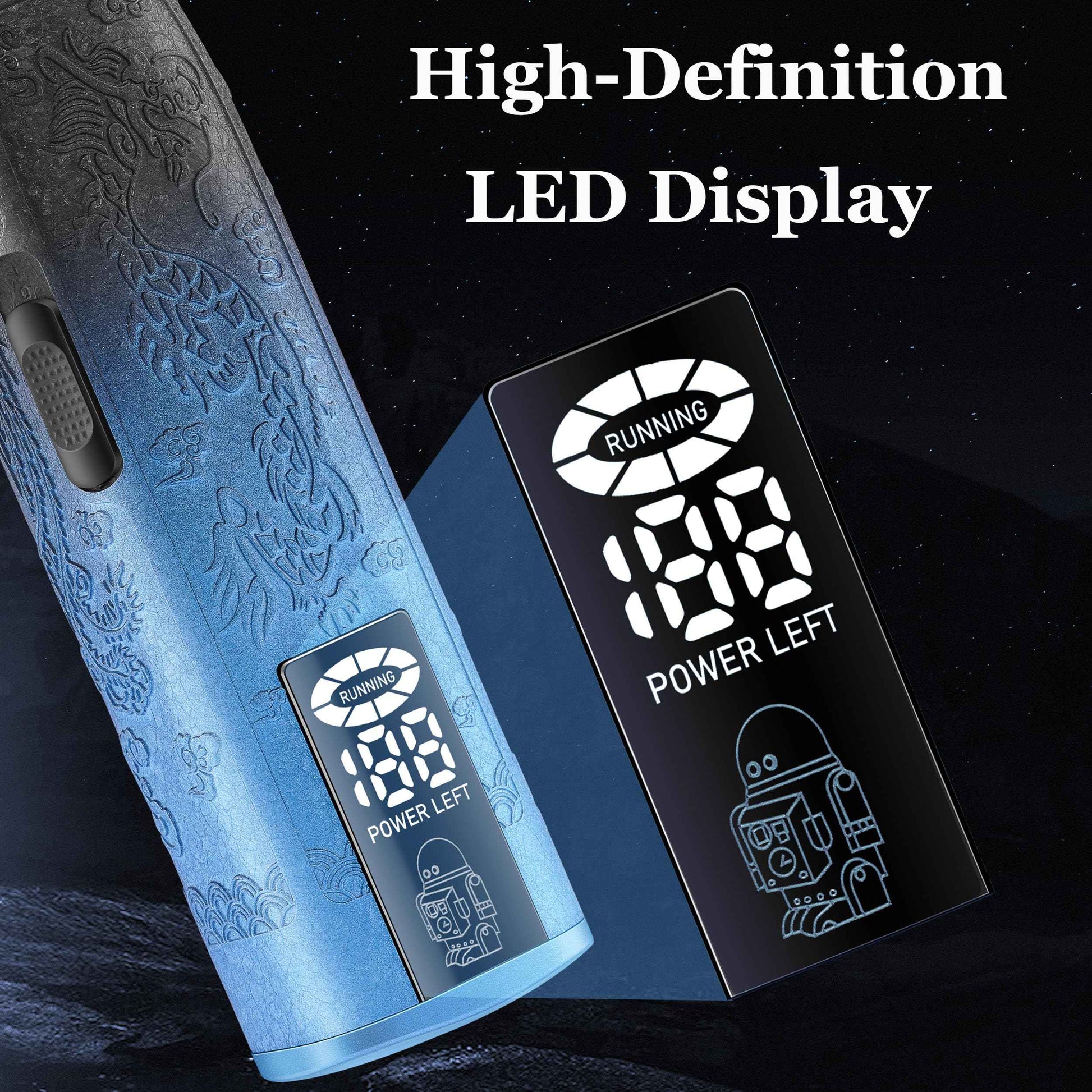 KEMEI 8550 Professional Hair Clippers for Men, Cordless Barber Clippers with LED Display, 9000 RPM Hair Trimmer with Ceramic & Powder Metallurgic Blades, 2500 mAh Hair Clipper for Barbers Haircut Kit