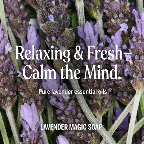 Dr. Bronner's Pure-Castile Magic Soap Liquid (Lavender, 1 Gallon) – Made with Regenerative Organic Certified Oils- For Face, Hair, Laundry, Dishes- Hand Soaps & Body Wash – Concentrated, Vegan