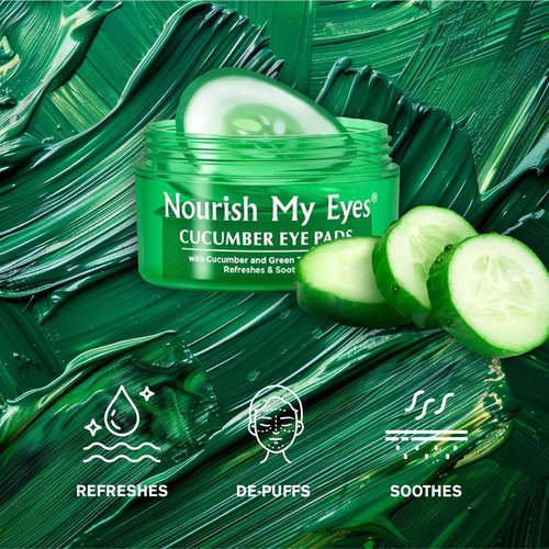 Fran Wilson Nourish My Eyes Cucumber Eye Pads 36 ea (Pack of 12)