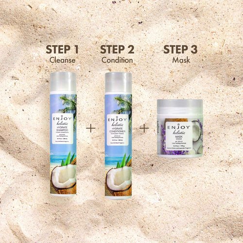 Enjoy Hair Care Hair Mask for Damaged Hair, Holistic Conditioner - 32 Fluid Ounces