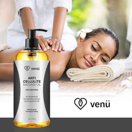 Anti Cellulite Treatment Massage Oil - Deep Penetrative Formula Skin firming and tightening - Helps Break Down Fat Tissue Stretch Mark Removal Cream