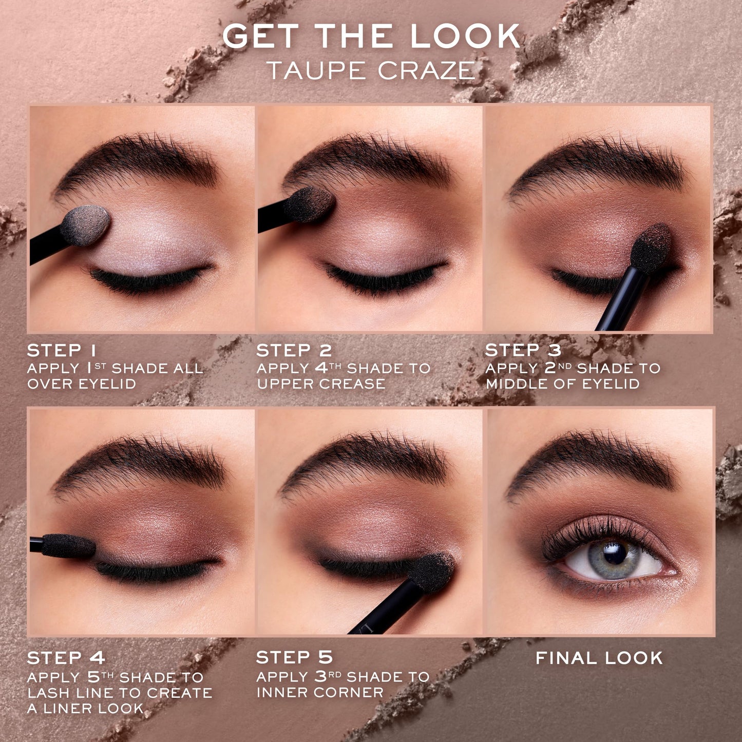 Lancôme Hypnôse Eyeshadow Palette - Highly Pigmented & Long-Wear - Flake & Smudge-Proof - Taupe Craze