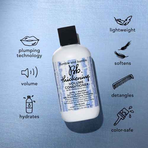 Bumble and bumble. Thickening Volumizing Shampoo + Conditioner Full Size Set | For Instant Fullness | Moisturizing | Color Safe | Straight to Wavy