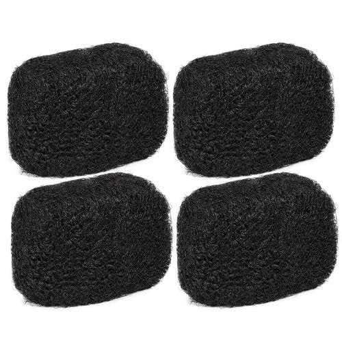 Locsanity Afro Kinky 100% Bulk Natural Human Hair - Braiding Hair for Dreadlocks, Loc Repair, Dreadlock Extensions, Twists, Braids - 16 Inches Long, 1 Oz