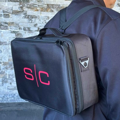 Stylecraft On-The-Go Barber or Stylist Professional Travel Case, Nylon with Multi-Pockets and Compartments