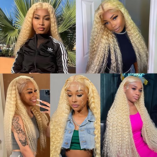 KODRHAR Brazilian Deep Wave Human Hair Bundles 20 22 24 Inch Deep Wave 3 Bundles Human Hair Hair Extensions Bundles 613 Color