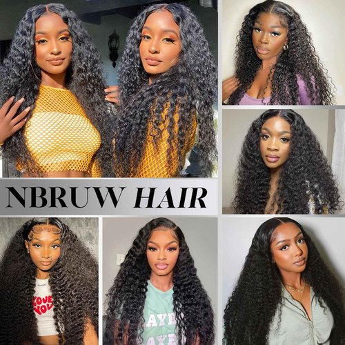 12A Indian Raw Bundles Human Hair 12 14 16 18 Inch Deep Wave Human Hair Bundles,100% Unprocessed Virgin Deals Real Human Hair Extensions,Natural Black Sew In Quick Weave Deep Wave Bundles for Women