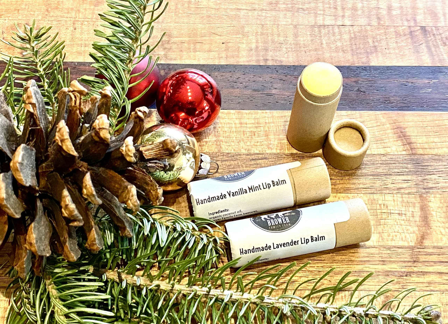 GreenWay 0.15oz / 4.25g Kraft Paperboard Lip Balm Tubes with Lids - 50 Pack Lip Gloss Tubes Refillable DIY Cosmetic Containers – Extra Thick Push-Up Bottom Lip Balm Containers - White