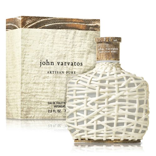 John Varvatos Men's Cologne, Artisan Pure Eau de Toilette EDT Spray, Citrus Woody Scent with Notes of Petitgrain, Orris Absolute & Mexican Primavera Wood, 2.5 fl oz