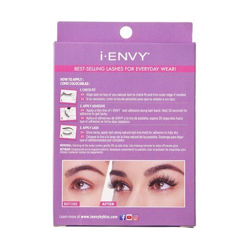 i-ENVY So Wispy Multi Pack Natural WIspy Made of Natural Hair 5 Pair