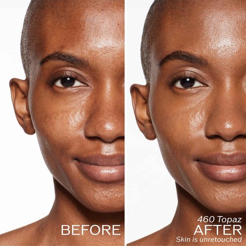 Shiseido RevitalEssence Skin Glow Foundation SPF 30, 460 Topaz - Buildable, Medium Coverage - 24-HR Hydration & 12-HR Wear - Transfer, Crease & Fade Resistant - Non-Comedogenic - All Skin Types