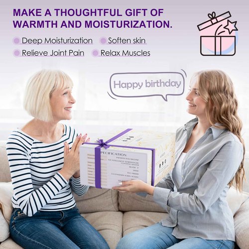 Achzzy Paraffin Wax Machine for Hands and Feet, 5000ml Professional Wax Warmer with Temperature Control, Smart Heating, Stainless Steel Inner Pot, Moisturizing Hot Wax Bath with Refills for Skincare