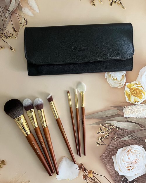 Fuller Cosmetic Brush & Bag Set (Set of 7 Brushes)