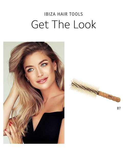 Ibiza Hair Round Brush Set: B3 for Beach Waves & B4 for Volume