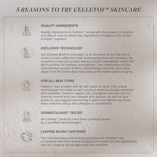 Celletoi® Restorative Eye Treatment - Vegan, Cruelty Free - Visibly Reduces Signs of Aging, Smooths Lines and Wrinkles - Diminishes Dark Circles and Puffiness - Leaping Bunny Certified - 0.5 fl oz