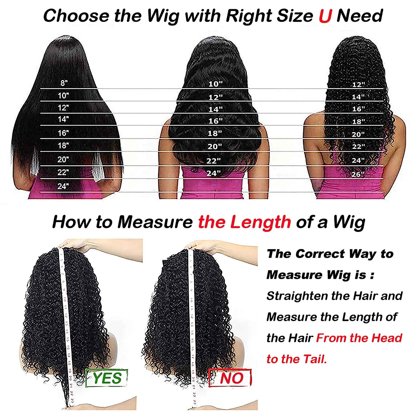 JCL Headband Wig Human Hair 14 Inch Deep Wave Headband Wigs Human Hair Wigs for Black Women Natural Color None Lace Front Wigs Glueless Wigs Human Hair