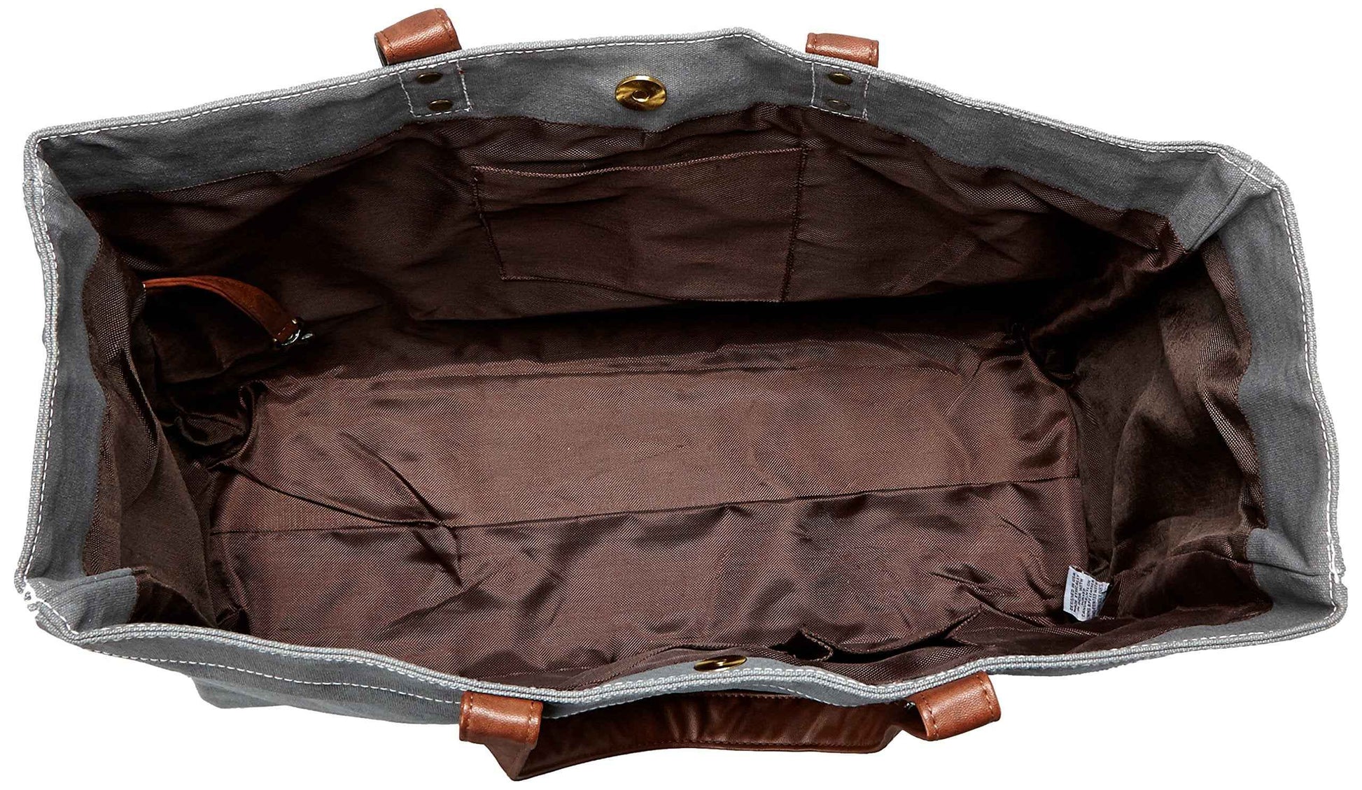 maika Recycled Canvas Carryall Tote Bag, Waxed Ash