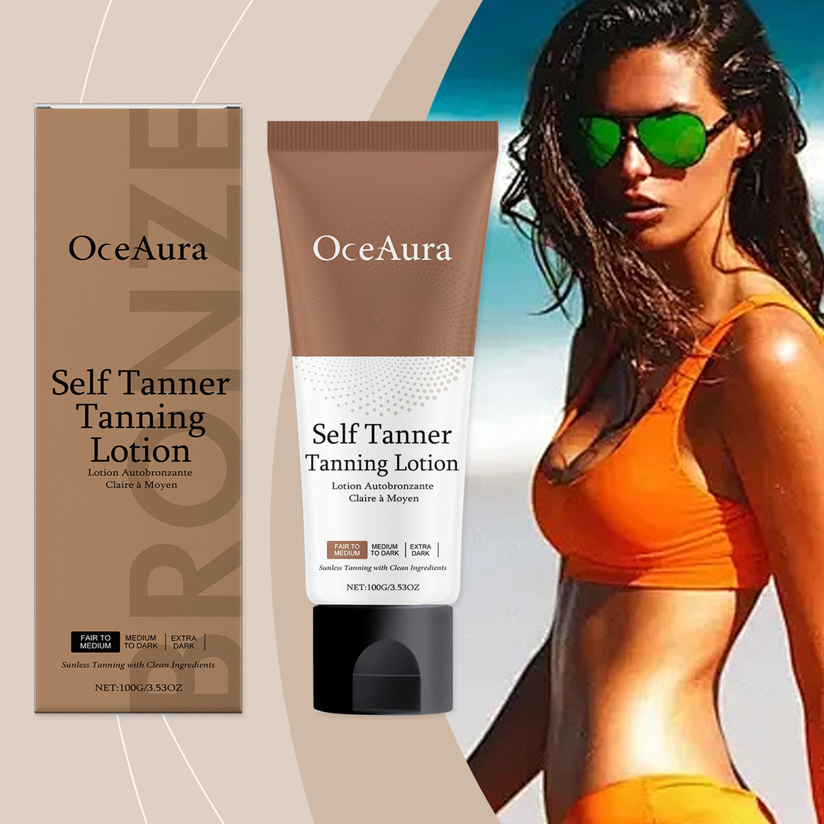 Moisturizing Sunless Tanning Cream - 100g