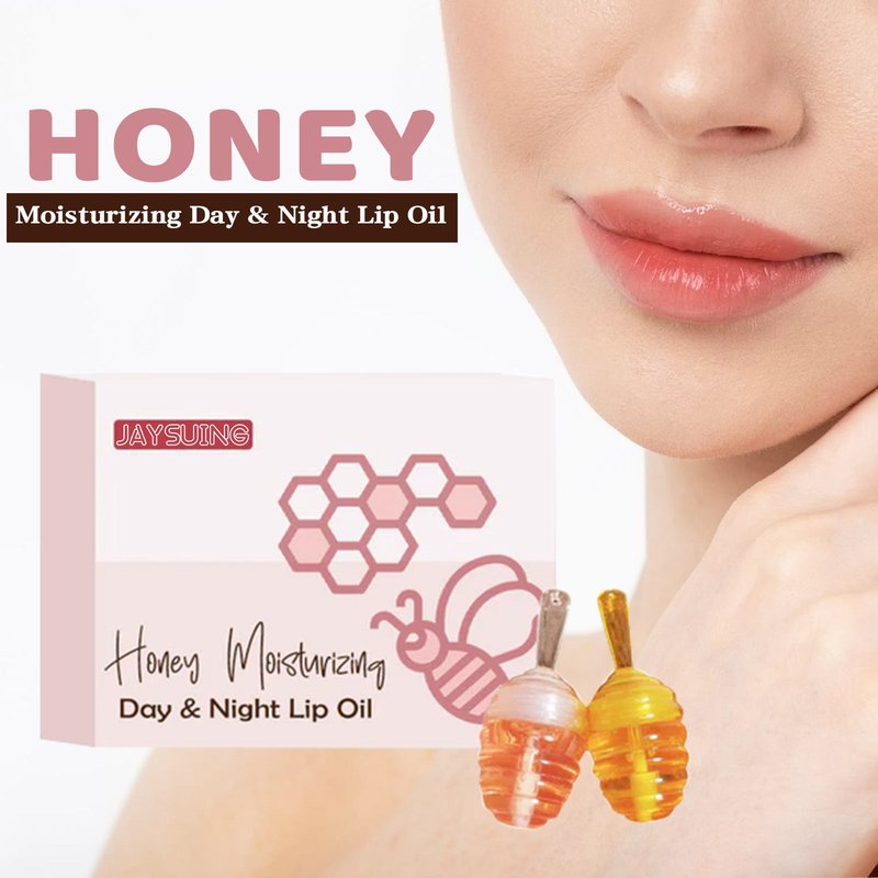 Honey Moisturizing Lip Gloss Set - Day & Night