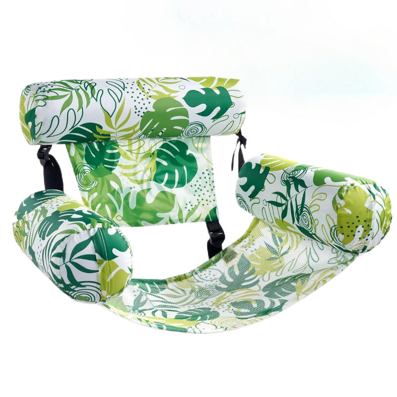 Inflatable Floating Hammock Chair for Pool & Beach Relaxation