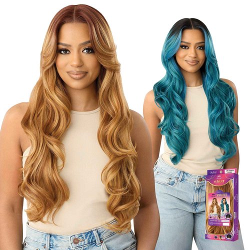 Outre Lace Front Wig - Perfect Hair Line - Swoop Series Y-Part 206 (DRFF PLUM WINE)
