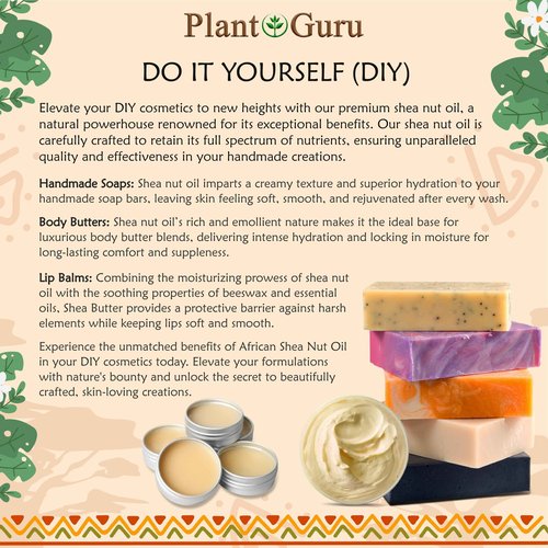 African Shea Nut Butter Oil Gallon 7.5 lbs. Bulk 100% Pure Natural Skin, Face, Hair Growth And Moisturizer. DIY Body Butters, Lotions, Creams, Lip Balm And Soap Making.