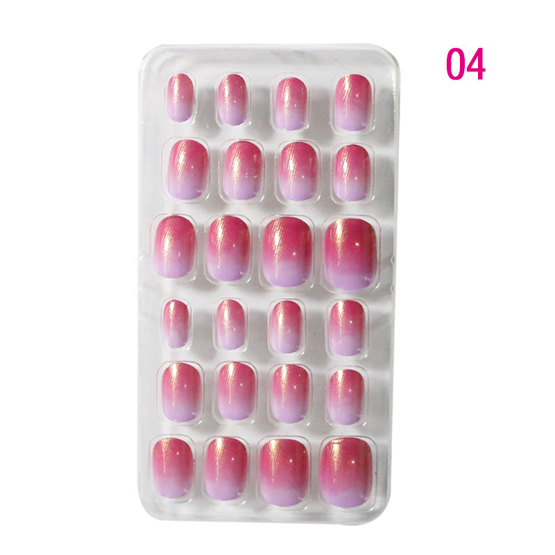 Children's Nail Art Stickers Patch Set - 24-Piece Kids Nail Tips