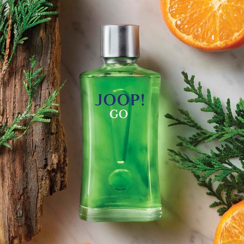 Joop! GO Eau de Toilette – Woody Men's Cologne – With Notes of Rhubarb, Cypress, Musk, & Geranium – Luxury Perfumes for Men – Long Lasting Fragrance