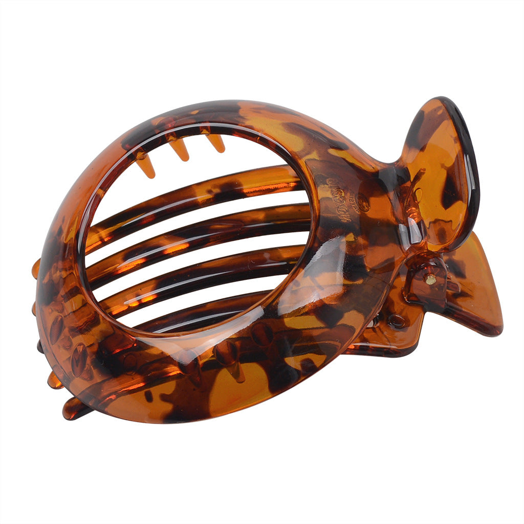 Stylish Round Hollow Hair Barrettes for Women - Multiple Colors
