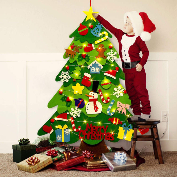 Christmas Decoration Pendant Set for Children DIY Holiday Party Decor