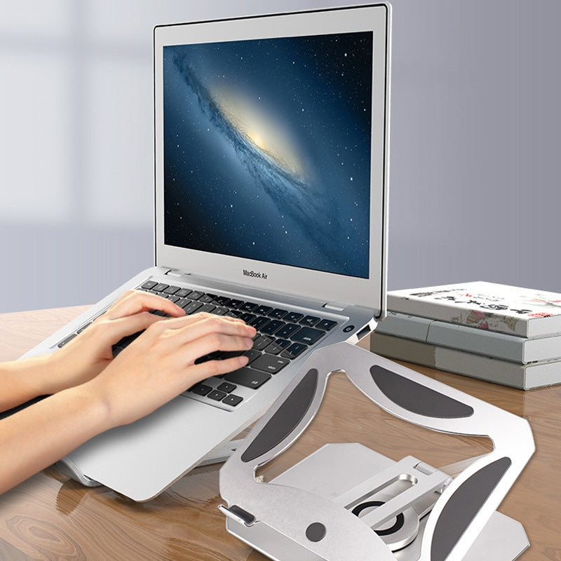 Laptop Cooling Stand Aluminum Alloy Adjustable Laptop Riser