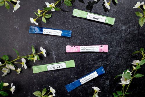 Bold Mint GO Travel Size Mouthwash Packets - Bulk Individual Mini Mouthwash Packets - Perfect Travel Size Toiletries for Guest Bathrooms - Alternative to Breath Strips and Spray, Alcohol and Dye Free