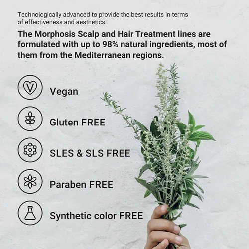 Framesi Morphosis Scalp Cleansing Shampoo 33.8 fl oz, Cleanses Hair and Scalp, Clarifying, Removes Buildup, Natural Ingredients, Color Safe