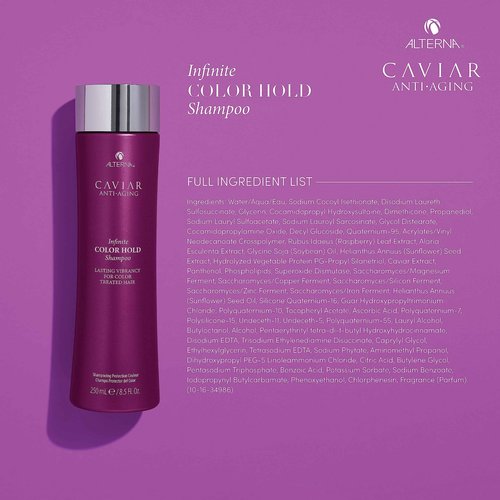 Alterna CAVIAR Anti-Aging Infinite Color Hold Shampoo 33.8 Fl Oz | For Color Treated Hair | Minimizes Color Fade | Sulfate Free