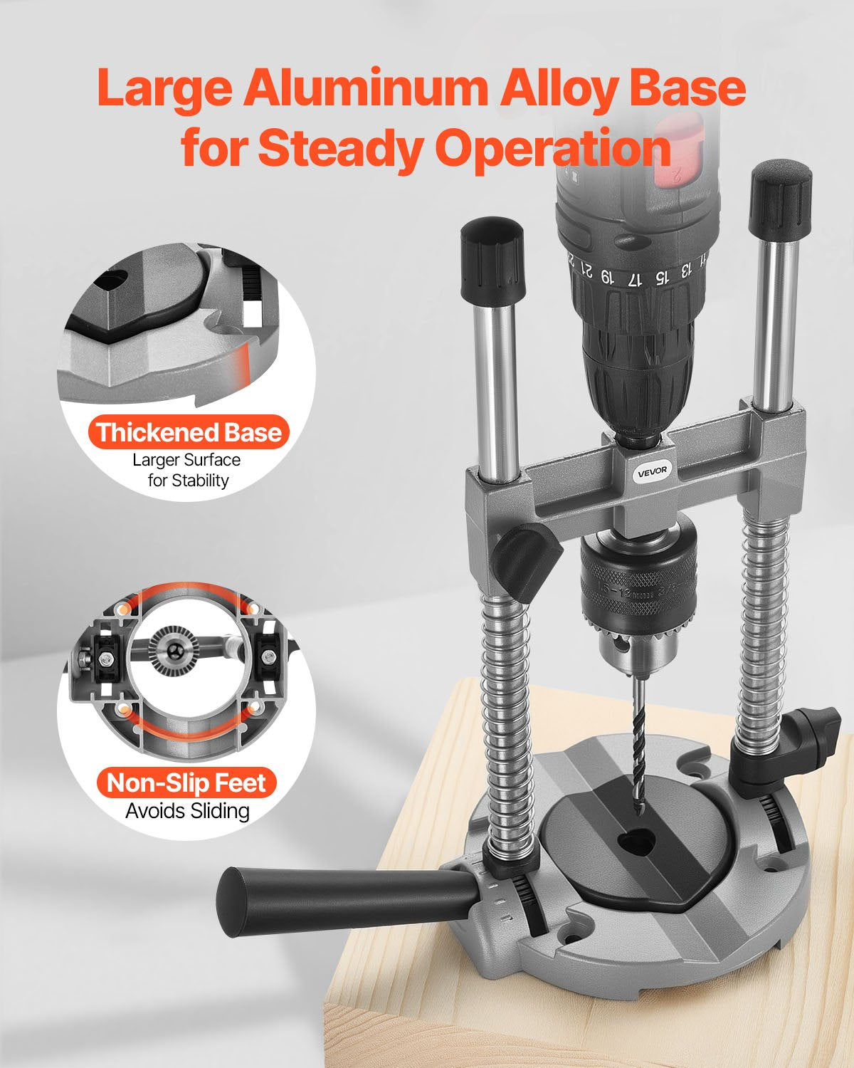 Multi-Angle Drill Guide Jig - Portable Precision Power Tool Attachment