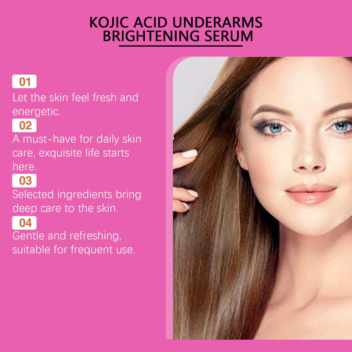 Mild Ingredients Brightening Skin Smooth Rejuvenation Moisturizing