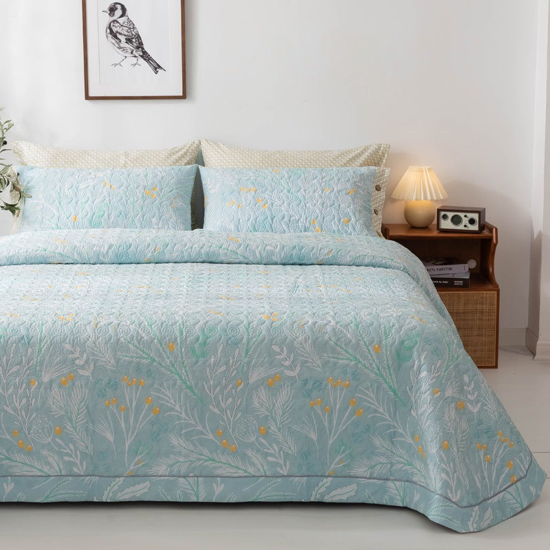 Cotton Bed Cover Set – Multiple Sizes & Patterns for Household Use