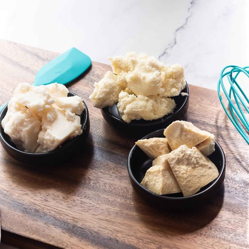 Better Shea Butter Set of Raw Shea Butter, Raw Mango Butter, Unrefined Cocoa Butter For Soap Making and DIY Body Butters, Lip Balms, Body Lotions - Each Butter is 16 oz Making 48 oz Total (3-Pack Set)