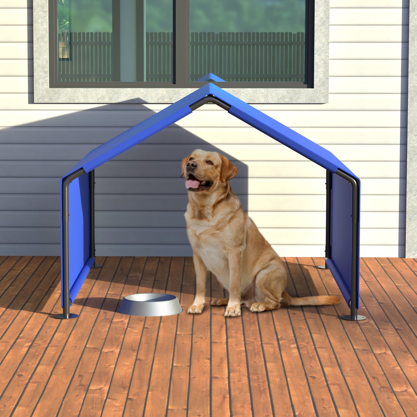 Outdoor Dog Shelter Tent Waterproof Sun Protection for Small Medium Dogs