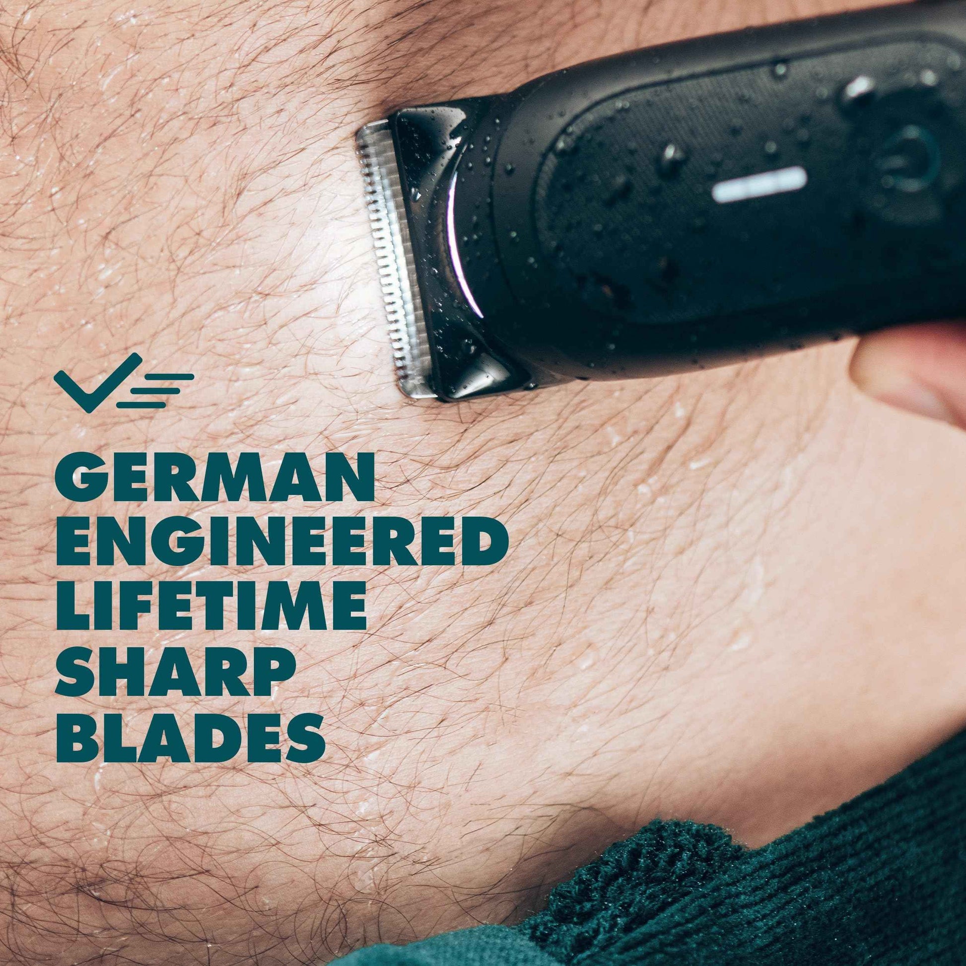 Gillette i7 Intimate Men’s Premium Pubic Hair Trimmer, Waterproof LED Body Hair Trimmer for Men, Manscaping Body Groomer