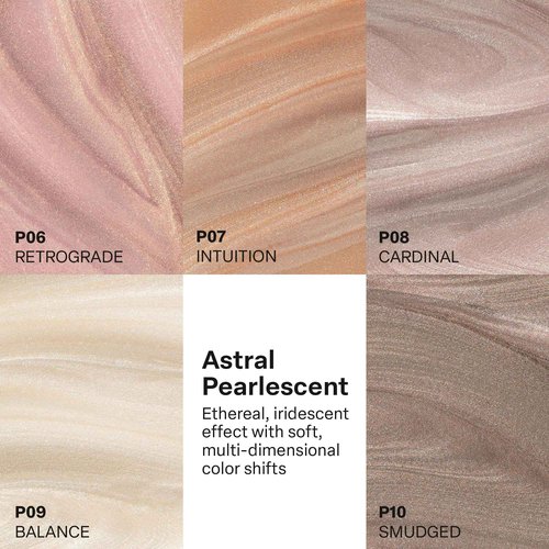 APRÉS Astral Gel Color Set of 5, Streak-Free Self-Leveling Nail Polish with Brush-X Nail Art Brush 15 ml, HEMA-Free TPO-Free (Pearlescent (Set 2))