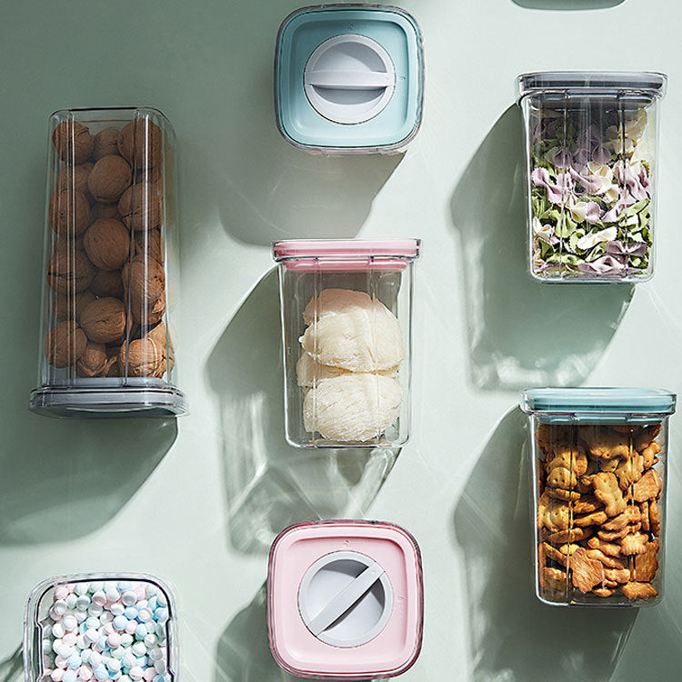 Kitchen Spiral Storage Jar Set - Vacuum Sealed Food Storage Containers