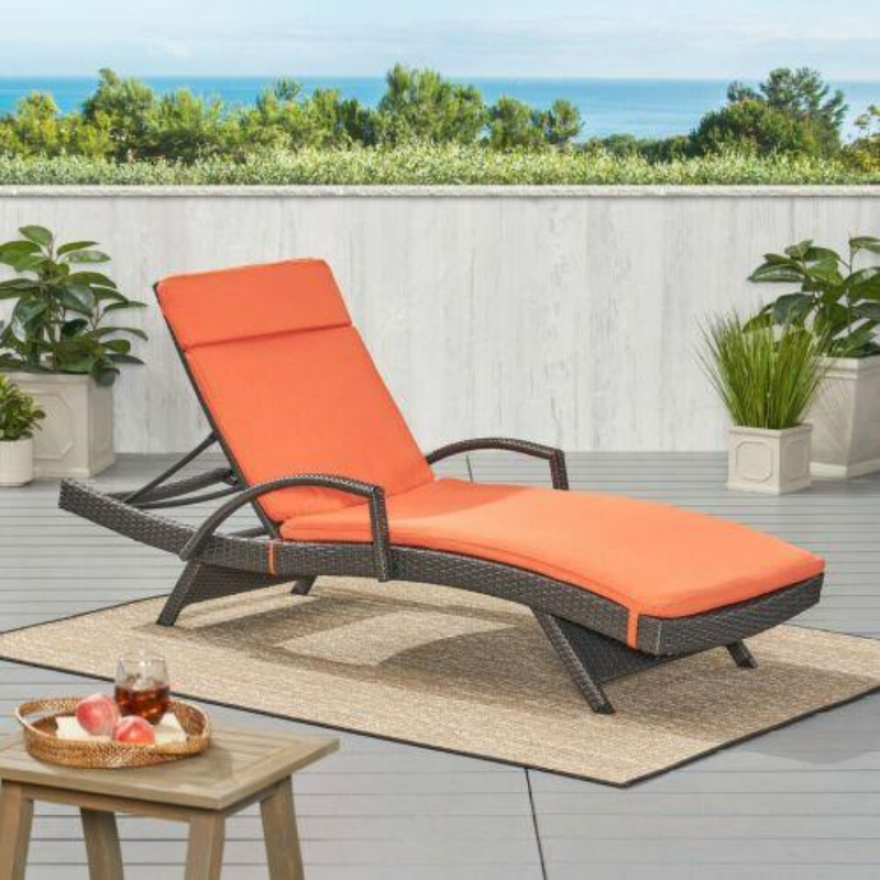 Salem Outdoor Lounge Chair Cushions - Set of 2, Weather-Resistant