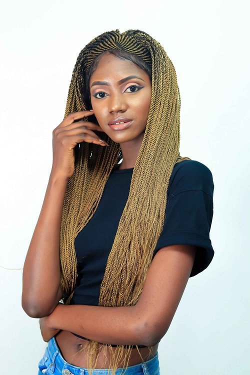 Wow Braids 36" Full 360 HD Transparent Lace Front Jumbo Passion Twist Braided Wig with Baby Hair - Synthetic hand-made box braids wig for black women.