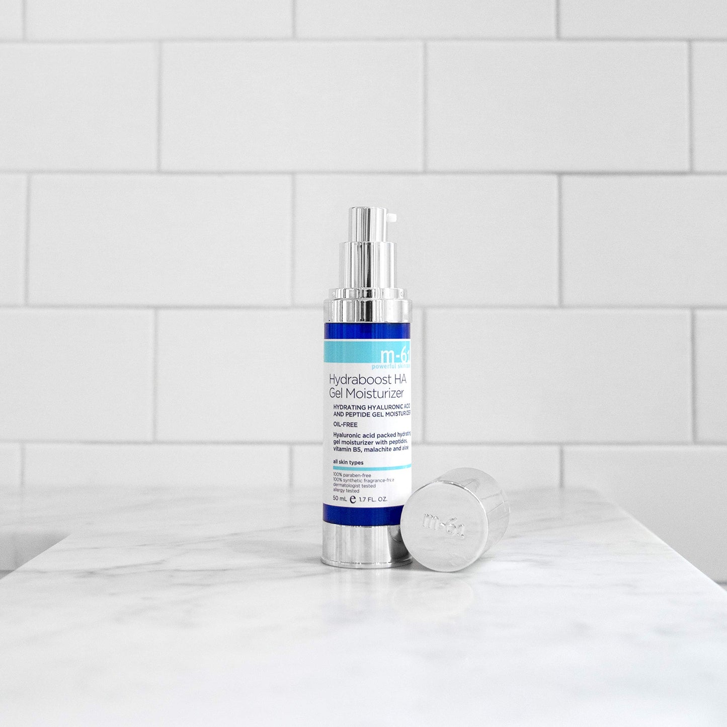 m-61 Hydraboost HA Gel Moisturizer | Oil-Free, Lightweight Gel Moisturizer With Hyaluronic Acid, Vitamin B5, Aloe. Cooling, Light Hydration. For All Skin Types - 1.7 Fl Oz