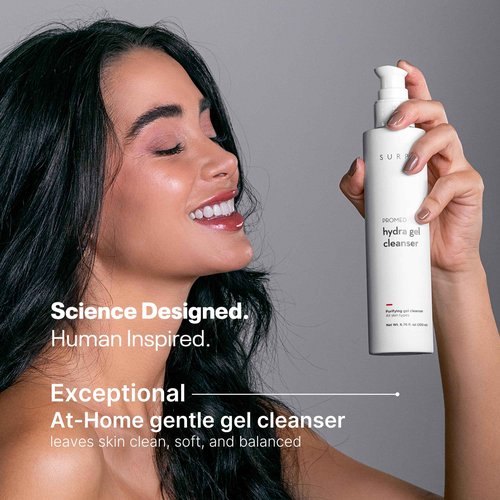 SURPLEXION Hydra Gel Cleanser, Gentle Daily Face Wash, All Skin Types, 6.76 fl oz