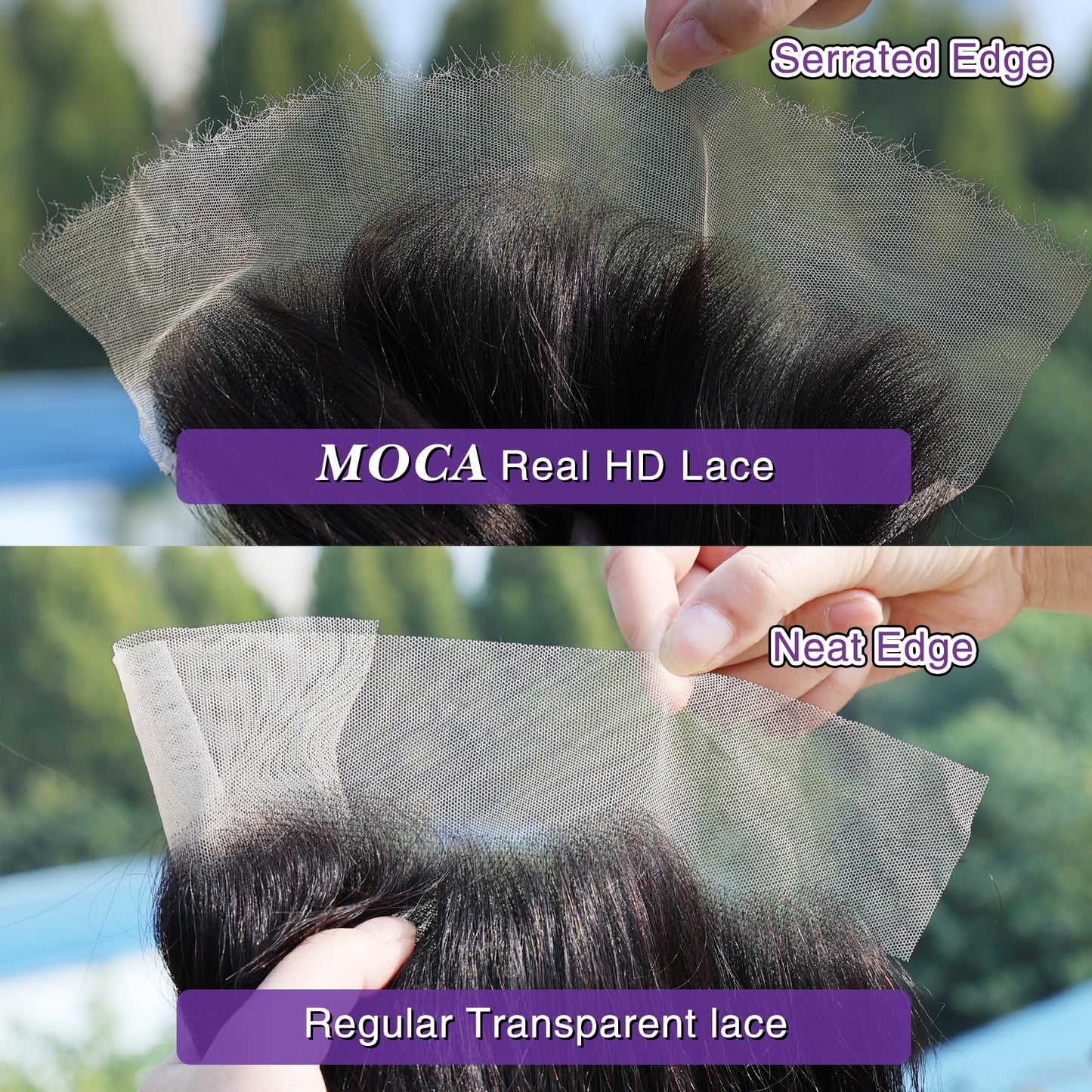 13x4 Frontal HD Lace Body Wave 16 Inch, SKINLIKE Lace Frontal Only,0.095mm Ultra-thin Invisible Real Swiss Lace RAW Virgin Human Hair Single Knot Pre-Plucked with Baby Hair